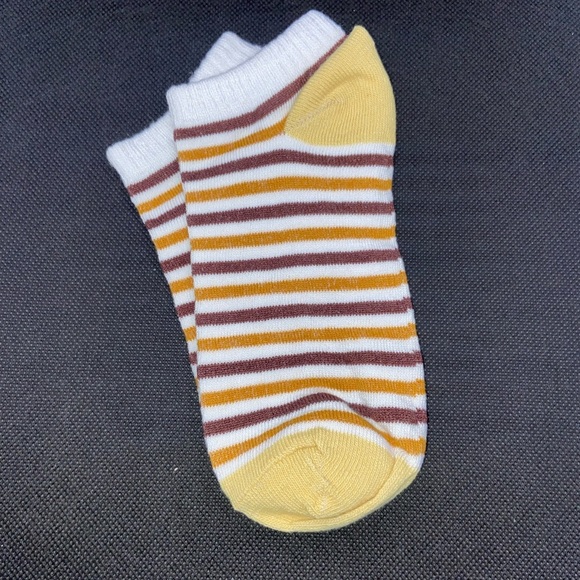 NIP 2 Pack Bee and Stripe Pattern Socks - Picture 5 of 6
